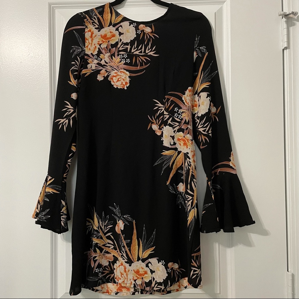 Semi formal black mini dress